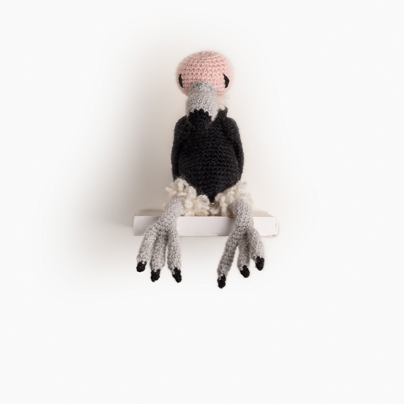 vulture bird crochet amigurumi project pattern kerry lord Edward's menagerie